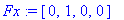 Fx := vector([0, 1, 0, 0])