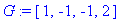 G := vector([1, -1, -1, 2])